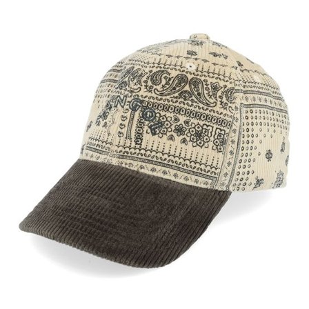 Kangol - Beige unconstructed Keps - Cord Baseball Cream/Charcoal Dad Cap @ Hatstore