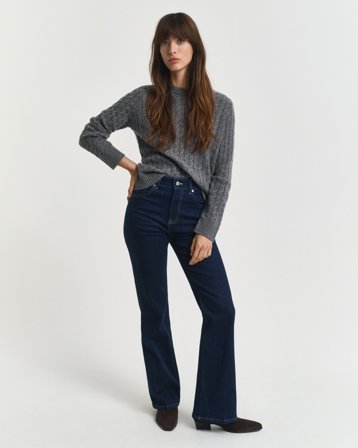 GANT Damen Slim Fit Schlagjeans (32)
