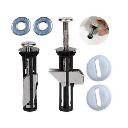 Raskaan käytön WC-istuimen kiinnityspulttisarja, universaali WC-istuimen pulttisarja