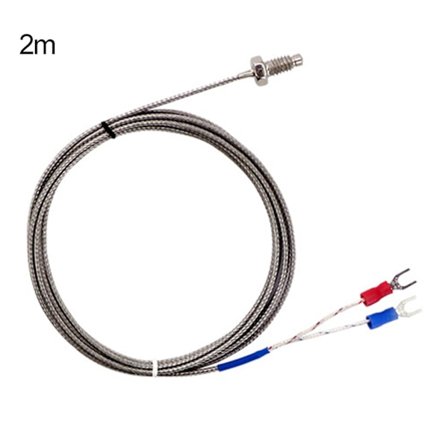 2/3/4/5m K Type Termoelement Metrisk M6 Skrue Probe Temperatur Sensor Meter