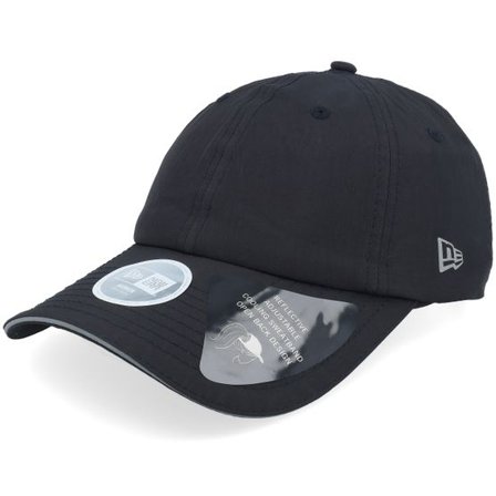 New Era - Svart unconstructed Keps - Womens Open Back Pony Tail Cap Black Dad Cap @ Hatstore