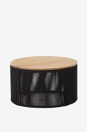 Kave Home - Soffbord Dandara - Svart - Soffbord utomhus - Från Homeroom