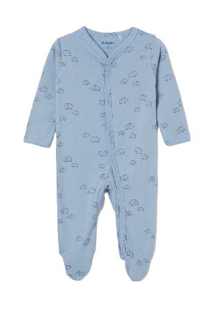 RIKIKI Pyjamas med tryckknappar ALEX Sovplagg Blå 62