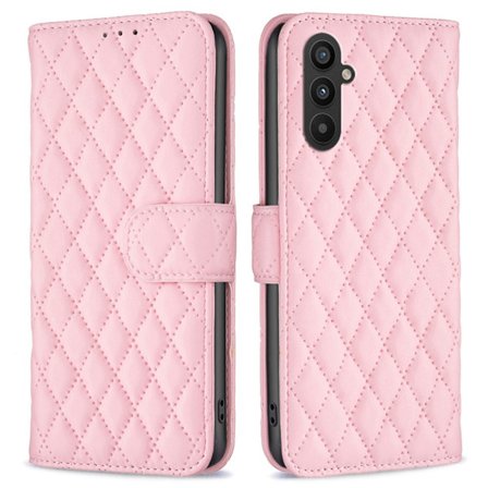 SKALO Samsung A25 5G BINFEN COLOR Quiltet Pung - Pink