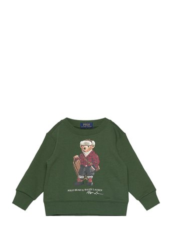 Polo Bear Fleece Sweatshirt Green Ralph Lauren Kids