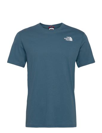 M S/S Red Box Tee T-shirts Short-sleeved Blå The North Face