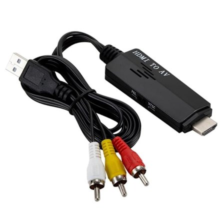 HDMI till RCA Adapter 1080P - Svart