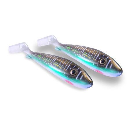 SvartZonker McRubber Jr 17cm UV Series (2-pack) - Electric Pike Flash