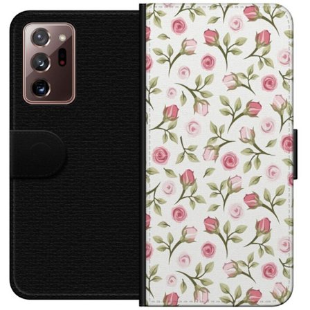 Plånboksfodral till Samsung Galaxy Note20 Ultra med Blommigt