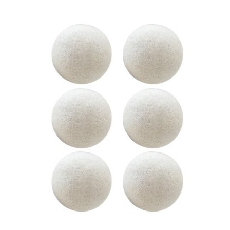 Gjenbrukbar ull tørketrommel ball hjem naturlig vask Pactical Clean 6 ST 7CM