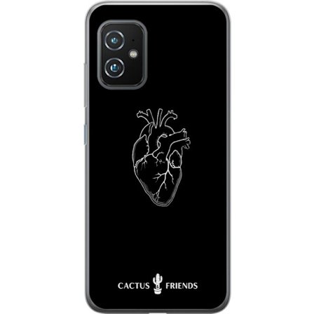 Yhteensopiva Puhelinkuori Asus Asus Zenfone 8 Kaktus ja Ystävät - Keskiaikaan Anatomia Sydän