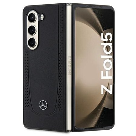 Mercedes Läder Urban fodral för Samsung Galaxy Z Fold 5 - svart