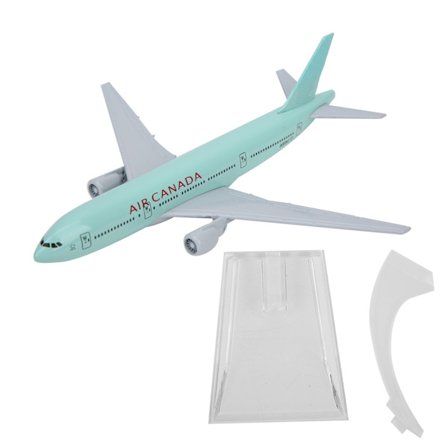 Canada777 16cm Legering Metall Flygplansmodell Basfäste Barn Flygande Leksaker Garage Kit