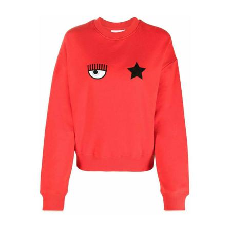 Chiara Ferragni Collection, Chiara Ferragni Sweaters Red Czerwony, Kobieta, Rozmiar: S