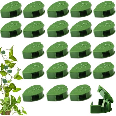 60 stk. Planteklemmer til væg med 72 stk. akrylklæbende klistermærker, Planteklatrevægsfastgørelsesklemmer Plantefiksering