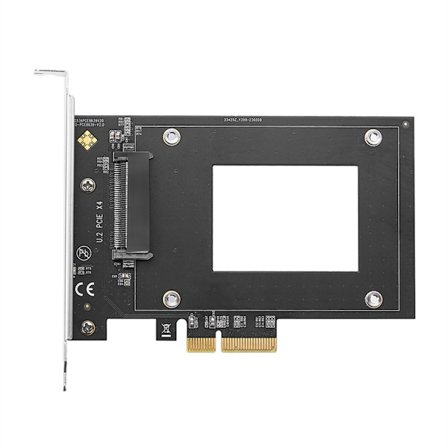 U.2 till PCIe4.0 Adapter PCI Express X4/X8/X16 till U.2 SFF-8639 Expansion Card Riser 7000 Mbps för Intel 2,5" NVMe U2 SSD