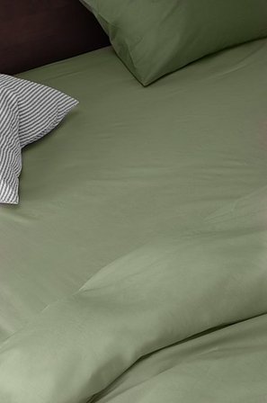 Jotex - Percale Lakan Ekologisk Khaki ZACK - Köp Lakan hos Jotex