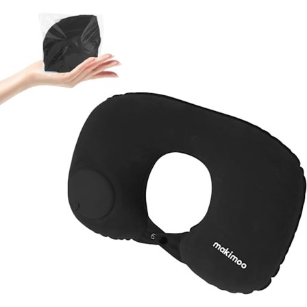 Ilmatäytteinen matkatyyny, niskatyyny matkustamiseen, ilmatäytteinen niskatyyny matkustamiseen, lentokoneen tyyny, puhallettava tyyny, lentokoneen 