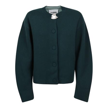 Jil Sander Cardigan grön, Dam Koftor, Dam, Storlek: S
