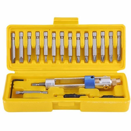 Tiny Home Kit 20 st Drill Driver Skruvmejsel Set - Hög hastighet legerat stål