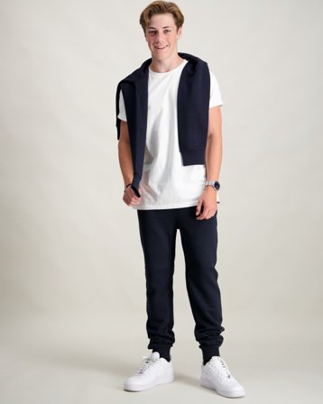 Lyle & Scott Tonal Eagle Sweatpant Blauw Broeken Jongens - Kids Brand Store