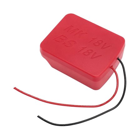 Batteriadapter til elværktøj, dobbelt anvendelse, bærbar 18V batteristrømsmonteringsstik til Bosch Rød