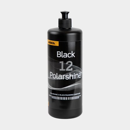 Lucidante per barche per superfici scure Mirka Polarshine 12 Black, 1 litro