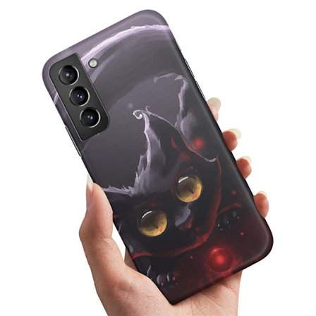 Samsung Galaxy S22 Plus - Deksel/Mobildeksel Svart Katt