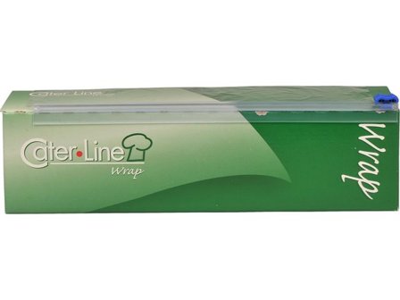 CATER LINE Plastfolie, cutbox, PE-film, icke-perforerad, 300 x 0,45 m - Lyreco - Kök och servering - Plast- och aluminiumfolie - Plastfolie