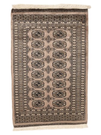 75X118 Tappeto Orientale Pakistan Bukara 2Ply Marrone/Nero (Lana, Pakistan)