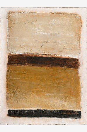 Malerifabrikken - Design Målning / Ochre Square / 90x120 Cm - Brun - Tavlor - 90X120 - Från Homeroom