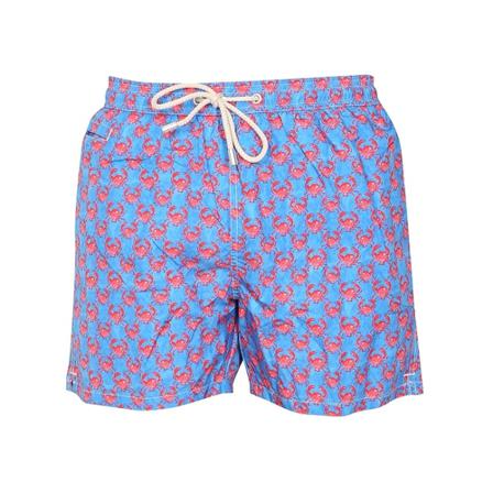 MC2 Saint Barth, Crab Swimsuit Blauw, Heren, Maat:S