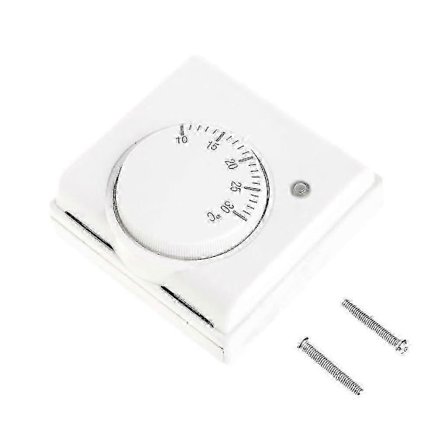 Firkantet rumtermostat 220v Mekanisk rumtermostat temperaturregulator