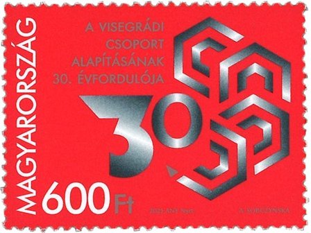 Ungarn - 30 år V4 - Postfrisk frimærke
