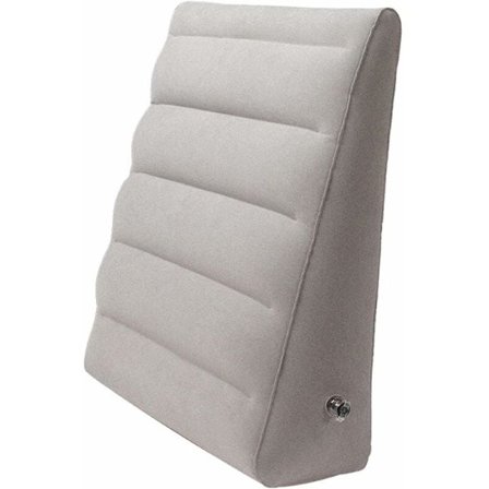 Oppustelig kilepude, seng pude, hurtig oppustelig hoved, benstøtte rejsepude til seng