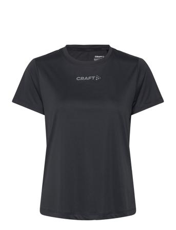 Core Essence Ss Tee 2 W Sport Women Sport Clothing Sports Tops & T-shirts Black Craft
