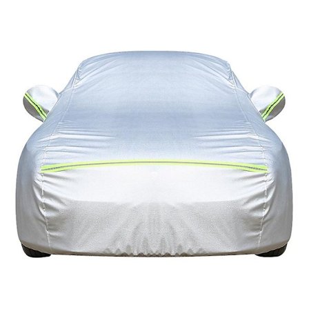 Biltrekk Utendørs Oxford Beskyttende Vanntett Bilcover, Sideåpning, Anti-UV Snø Støv (490x185x150cm)