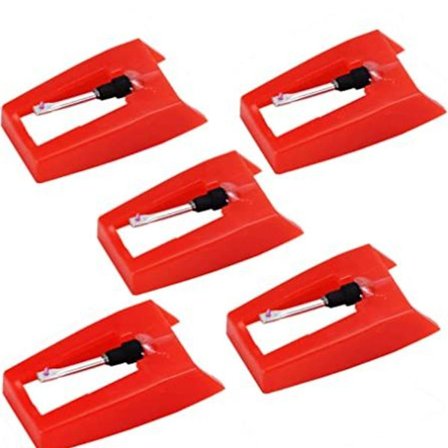 Levysoittimen neula, 5 kappaleen pakkaus yleiskärkiä (ION Jenson)