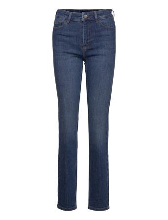 Neza Slimmade Jeans Blå Baum Und Pferdgarten