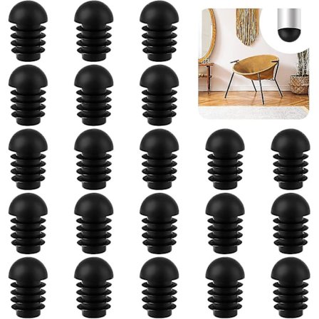 Stolbensbeskyttelse 50 stk Runde Endestykker Stol Slangebeskyttelse Stolbensbeskyttelse Rund Innløpsbeskyttelse For Stolben For Å Beskytte Møbler (