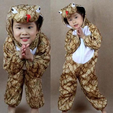 Umorden Barn Barn Toddler Flicka Pojke Tecknad Djur Orm Python Dräkt Kläder Jumpsuit Barnens Dag Halloween Kostymer S(height 85-95cm)