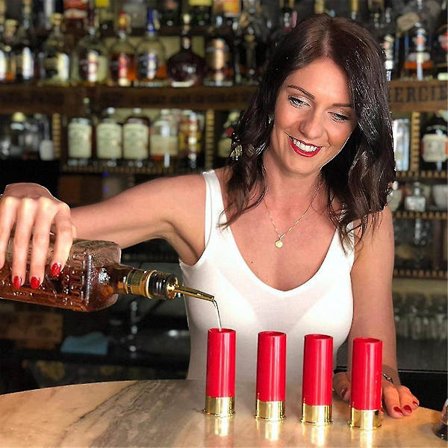 4 stk. 12 Gauge Shotglas