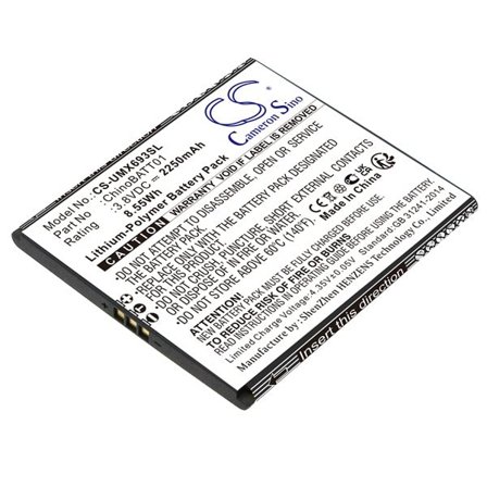 Batteri till SmartPhone, Mobil för UMX Unimax U693CL, U683CL, Unimax U683CL m.fl.