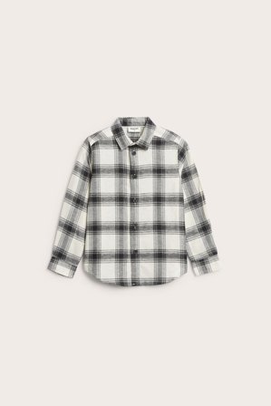 Kappahl | Rutete flanellskjorte | Lys beige