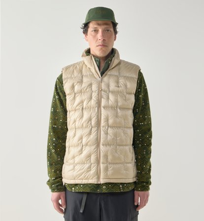 Haglöfs Hede Down Vest Men Chalk Beige - Miehet - S