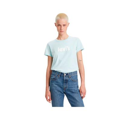 Levi's, T-Shirts Blauw, Dames, Maat:XS