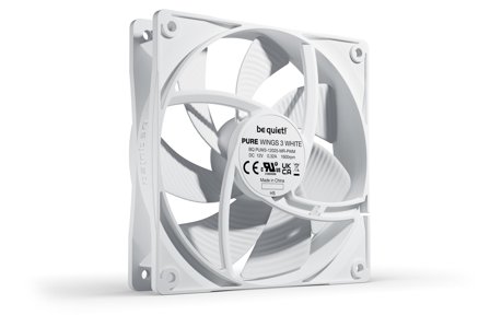 be quiet! PURE WINGS 3 White 120mm PWM Fan