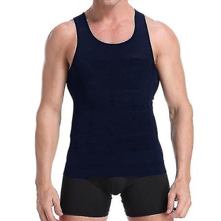 Men Gynecomastia Compression Shirt Waist Trainer Slimming Underwear Body Shaper Belly Control Slim Undershirt Posture Fitness