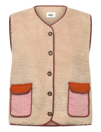 Lollys Laundry Jacell Vest Sl - Beige - XXL