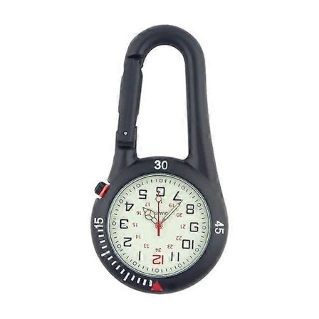 Digital Karabinkrok Klokker Sport Krok Klokke Sykehus Gave Elektronisk Lysende Multi-funksjon FOB Sykepleier Klokke Utendørs Mote